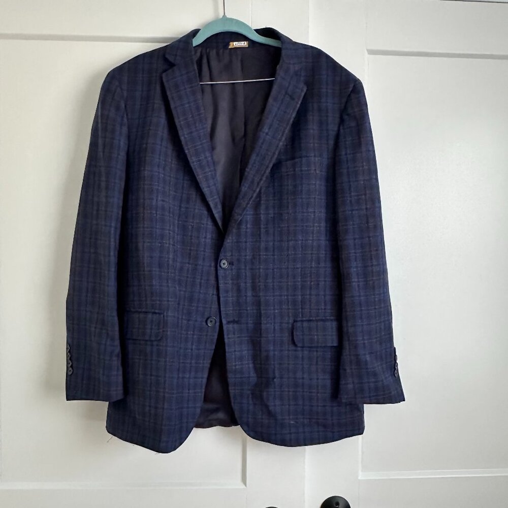 Brooks Brothers Madison Fit Plaid Blazer - 44R
